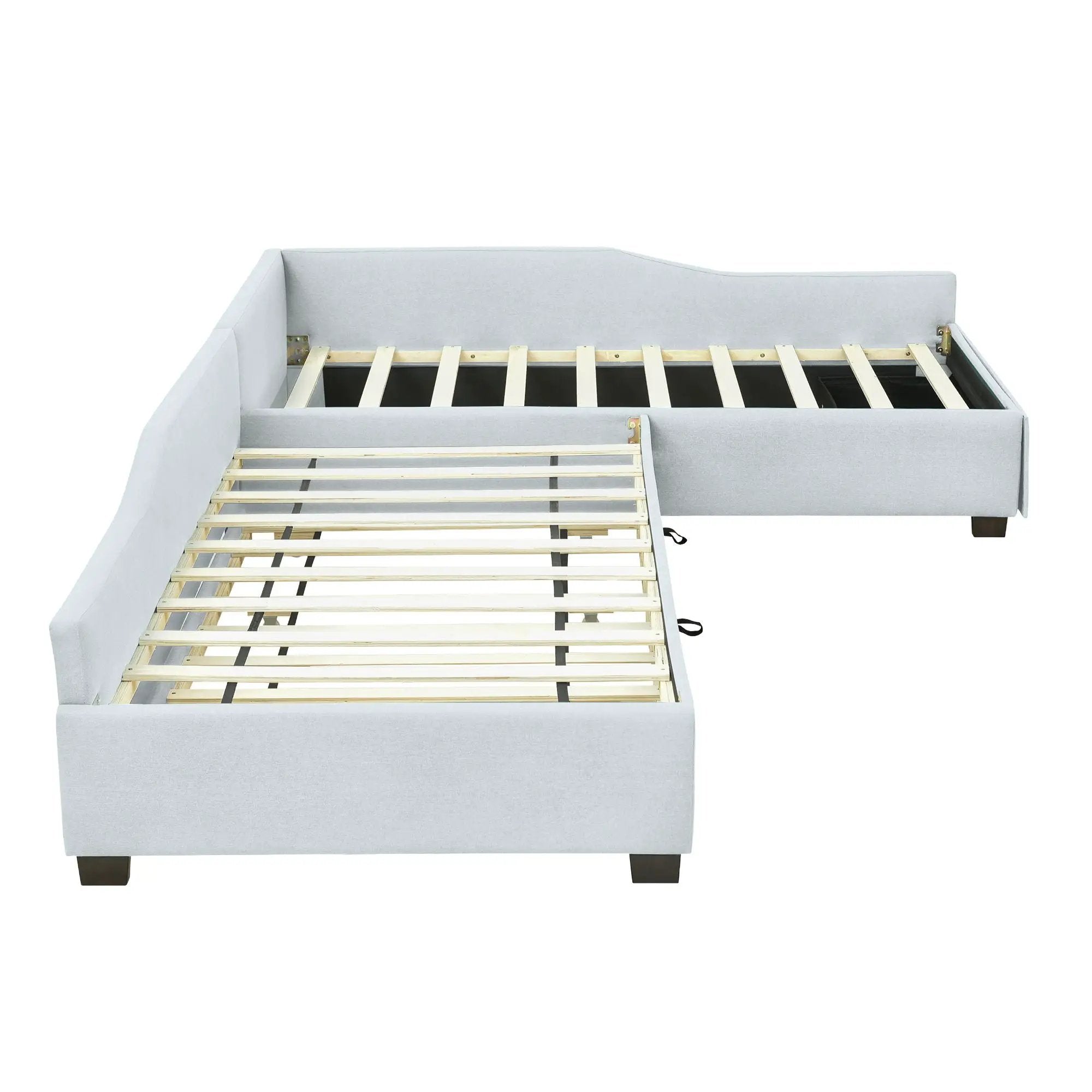 Upholstered Double Daybed With Trundle And Drawer by Unique Piece Furniture