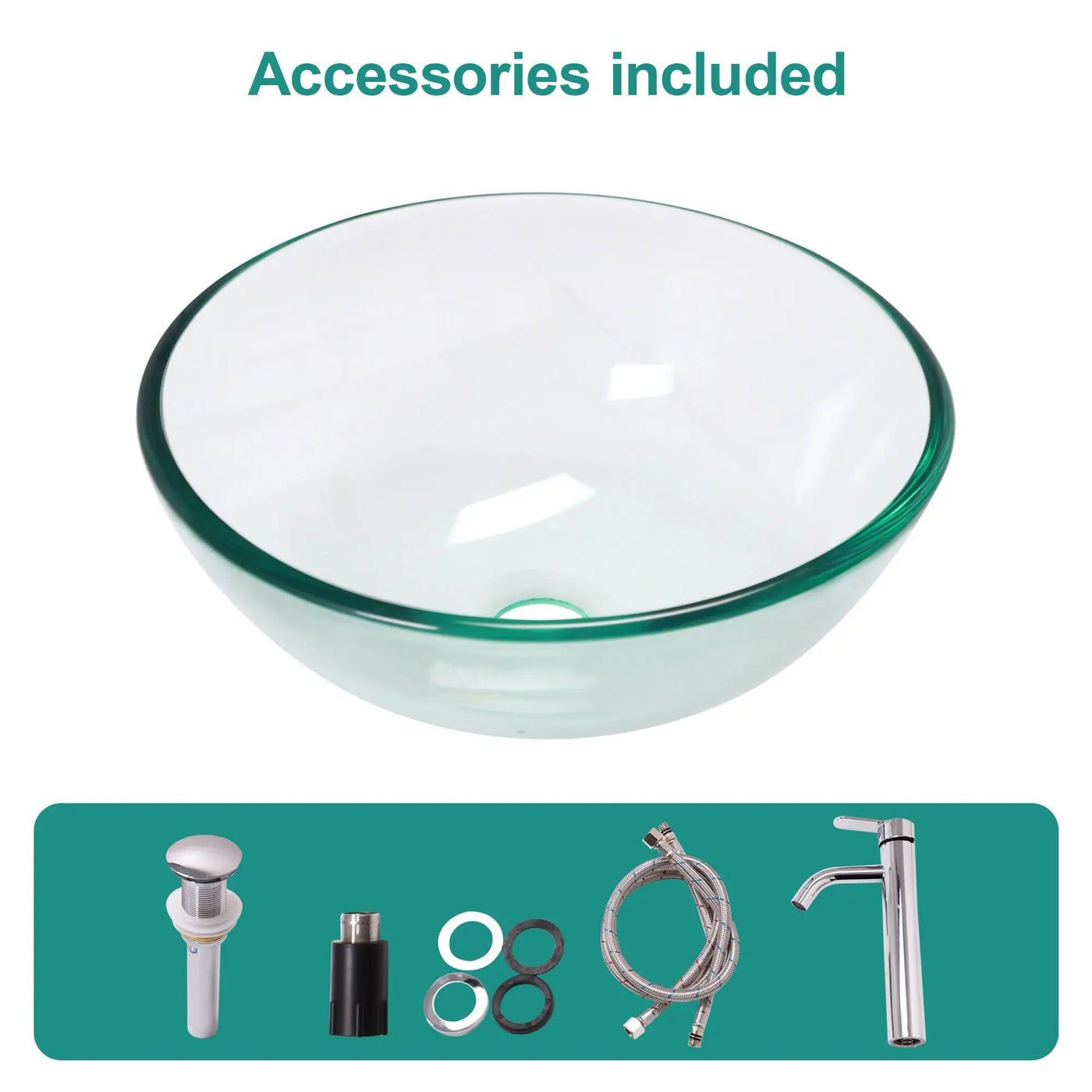 Vessel Sink With Faucet And Pop-Up Drain by HouseOfZazla
