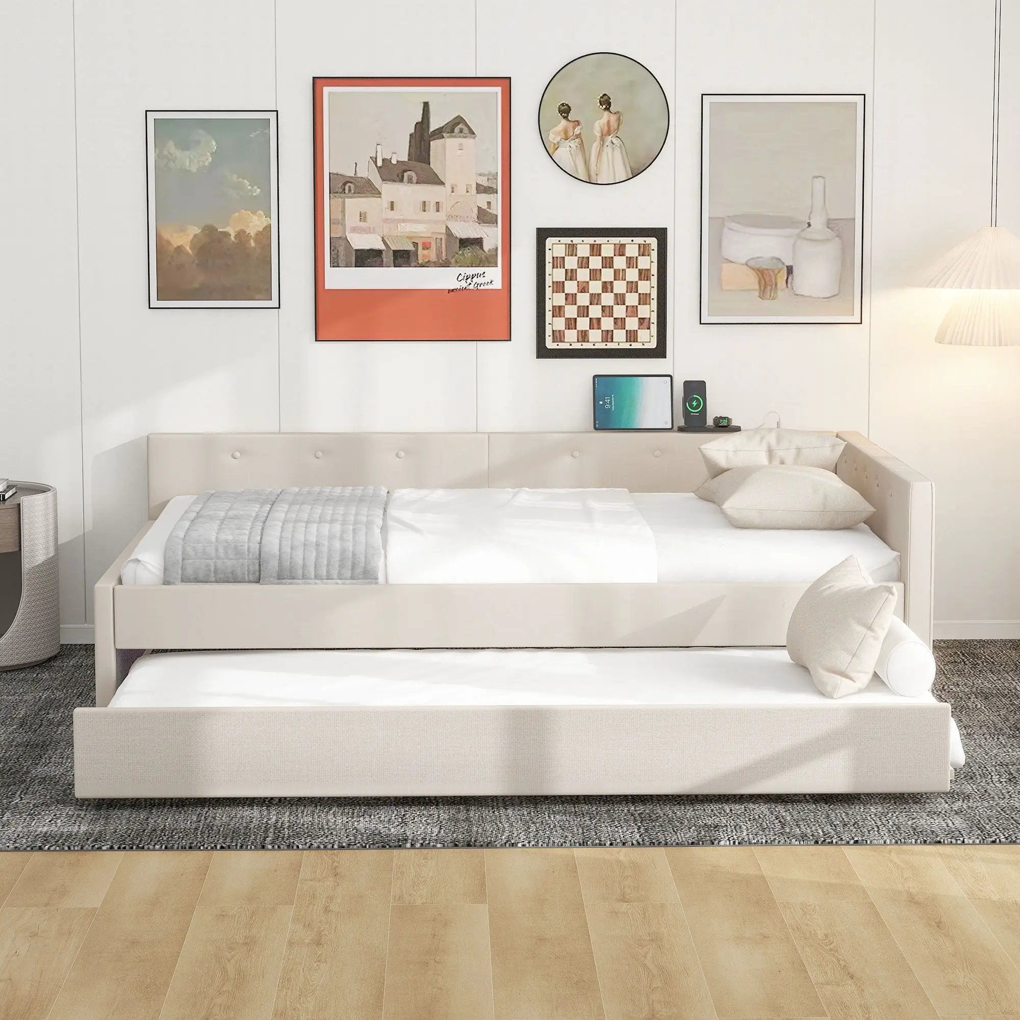 Platform Bed With USB Ports by Unique Piece Furniture