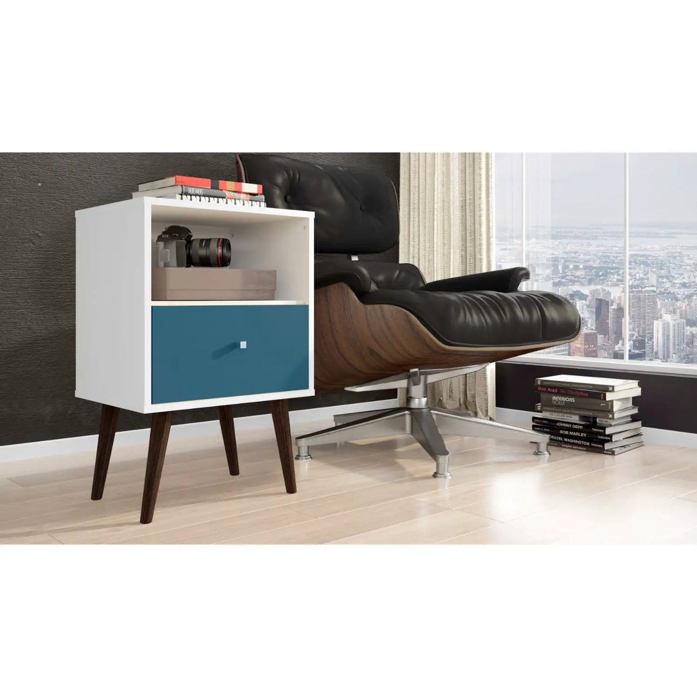 Liberty - Nightstand 1 Drawer For Bedroom by HouseOfZazla