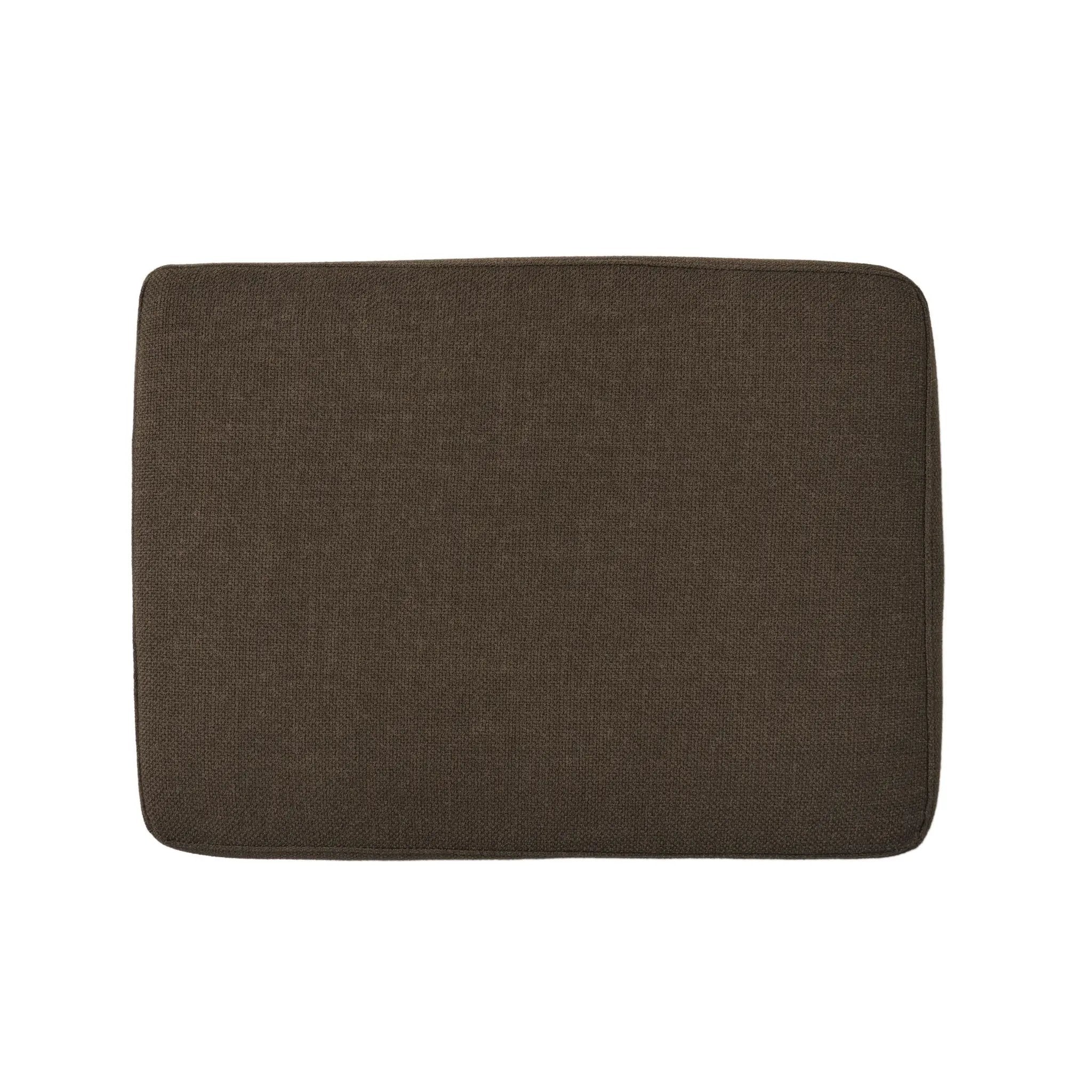Upholstered Ottoman, Chocolate by HouseOfZazla