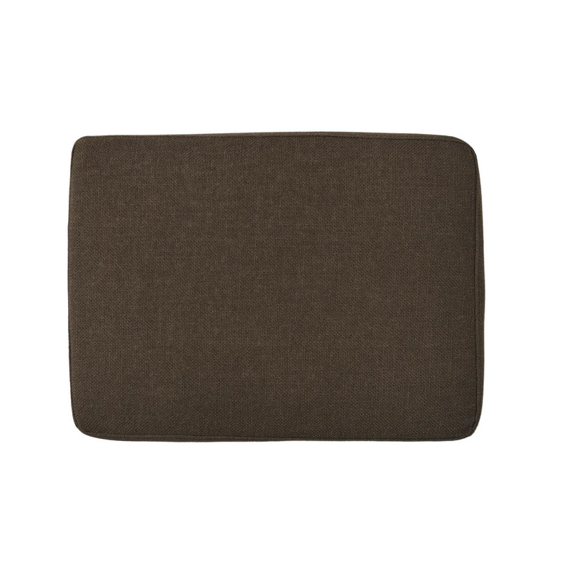 Upholstered Ottoman, Chocolate by HouseOfZazla