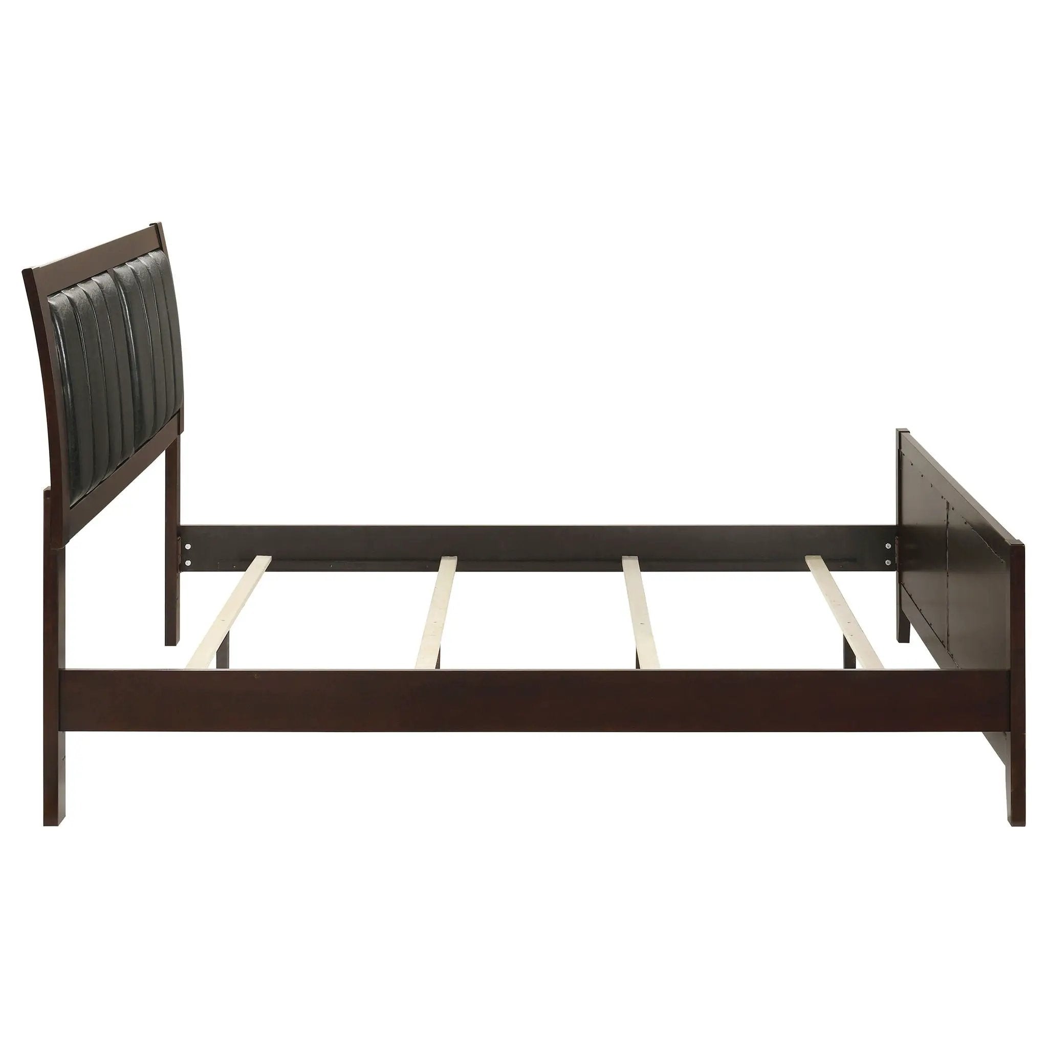 Carlton Wood Queen Panel Bed Cappuccino by Unique Piece Furniture