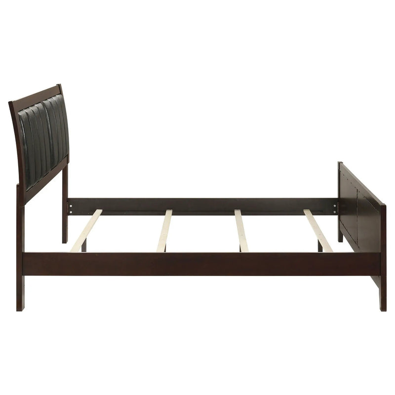 Carlton Wood Queen Panel Bed Cappuccino by Unique Piece Furniture