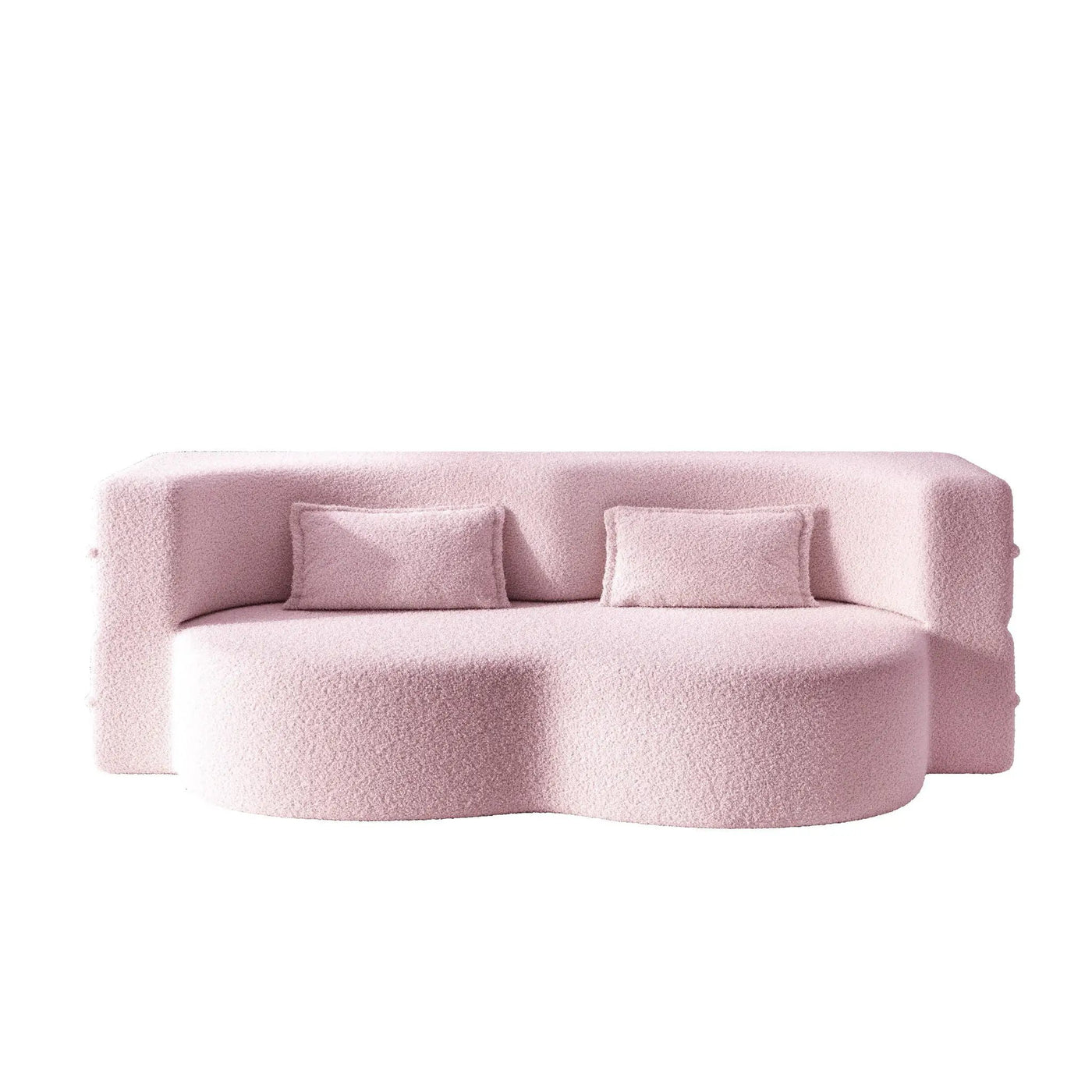 Modern Floor Sleeper Sofa Bed With 2 Pillows, Convertible Twin Size Folding Mattress For Living Room by HouseOfZazla