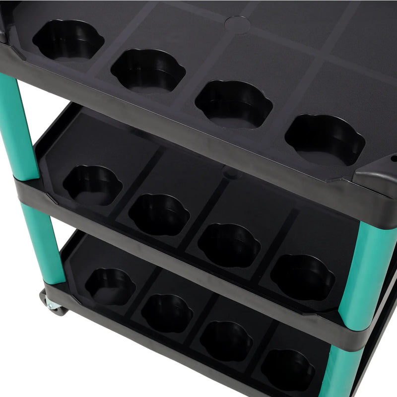 3 Tier Rolling Auto Detail Cart With Wheels by HouseOfZazla