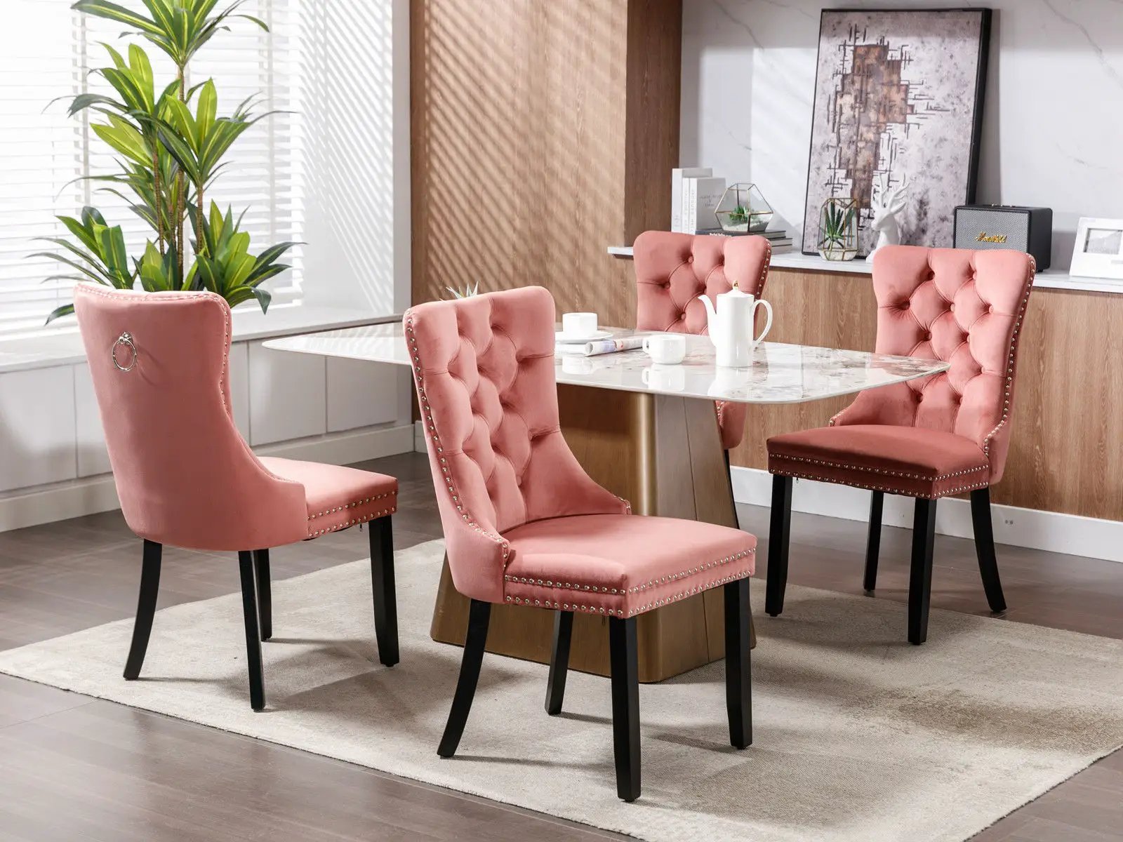 Nikki - High-End Tufted Dining Chair (Set of 2) by HouseOfZazla