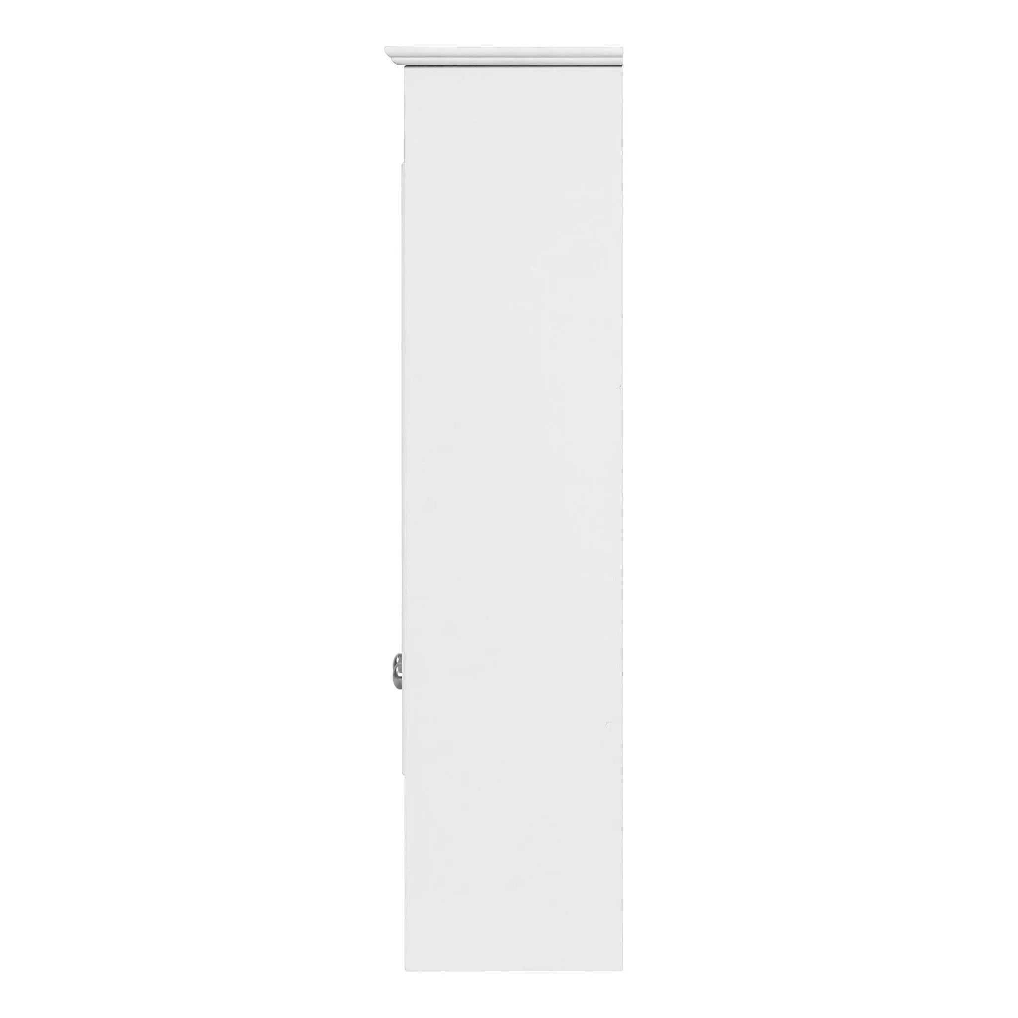 Modern Wall-Mounted Mirror Cabinet With Adjustable Shelves, Soft-Close Doors, High-Definition Mirror by HouseOfZazla