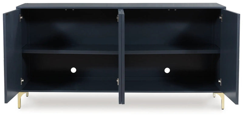 Loirwick - Accent Cabinet - Dark Blue by Unique Piece Furniture