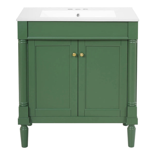 Bathroom Vanity Cabinet With Sink, Soft Close Doors, Storage Cabinet