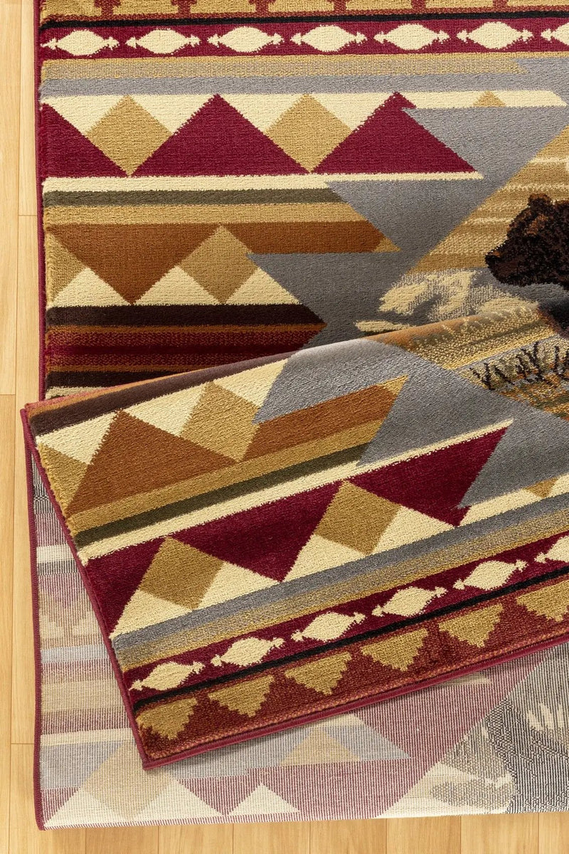 Nature's Nest - GC_CBL3001 Lodge Area Rug by HouseOfZazla