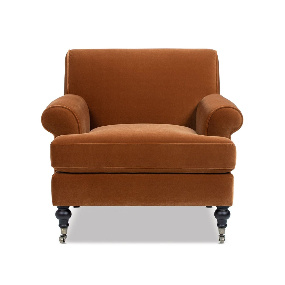 Accent Arm Chair with Casters and Reversible Cushions - Multiple Colors, photo 28 of 40