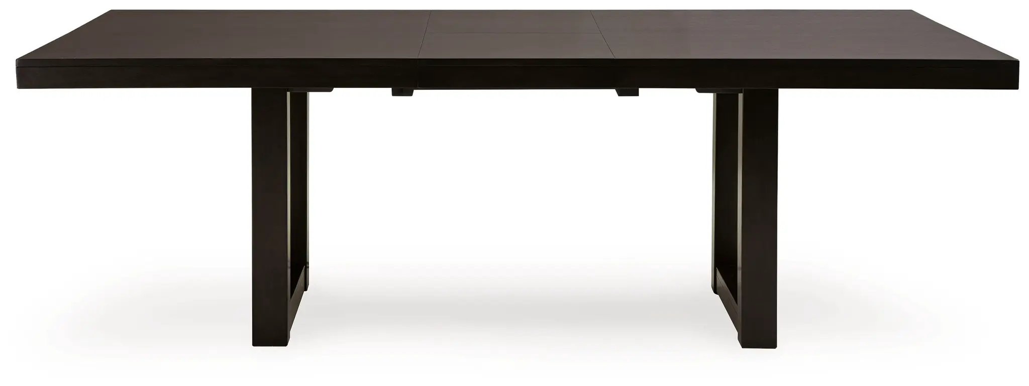 Neymorton - Rectangular Dining Room Butterfly Extension Table - Dark Grayish Brown by Unique Piece Furniture