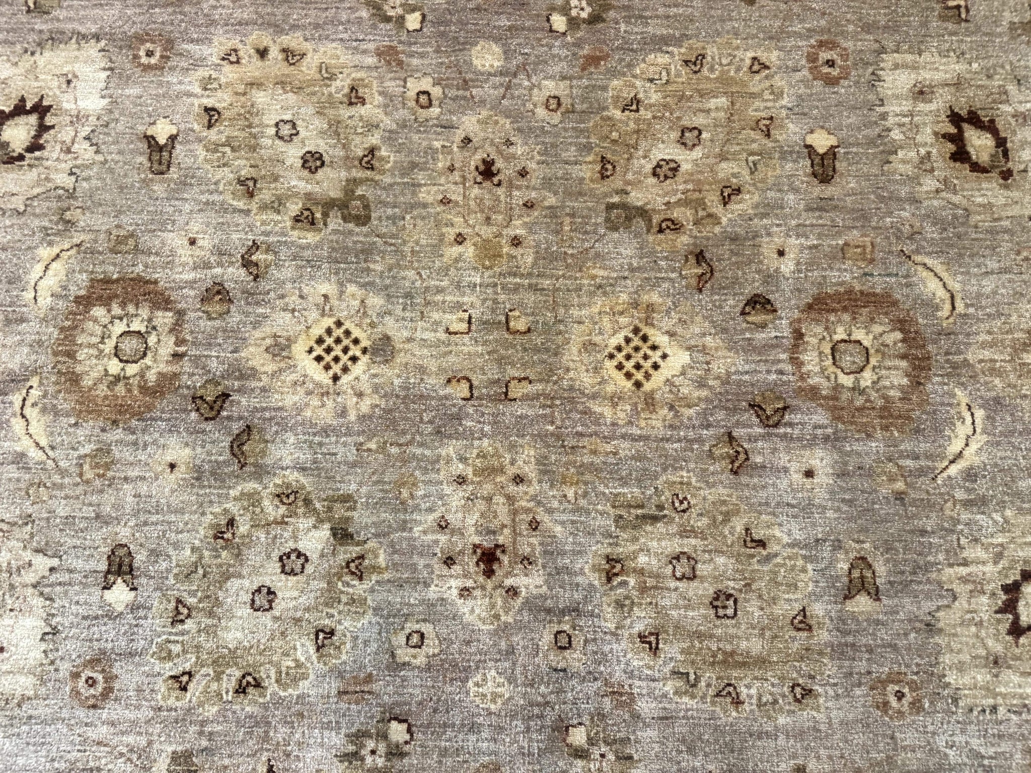 Pakistani Peshawar Rug 8x11, Indo Persian Mahal Carpet, Traditional Wool Oriental Rug by Jewel Rugs