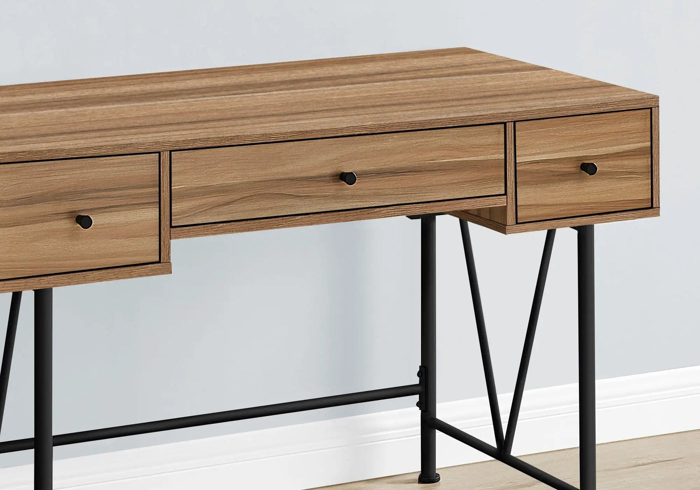 Computer Desk For Home Office, Stylish Design, Storage Drawers, Transitional by HouseOfZazla