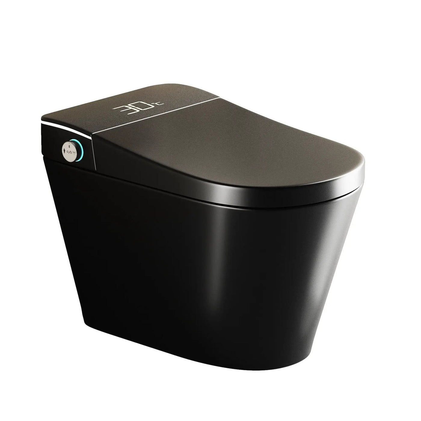 Smart Bidet Toilet With Auto Open / Close Seat, Warm Water Wash, Heated Seat, And Wireless Remote Control by HouseOfZazla