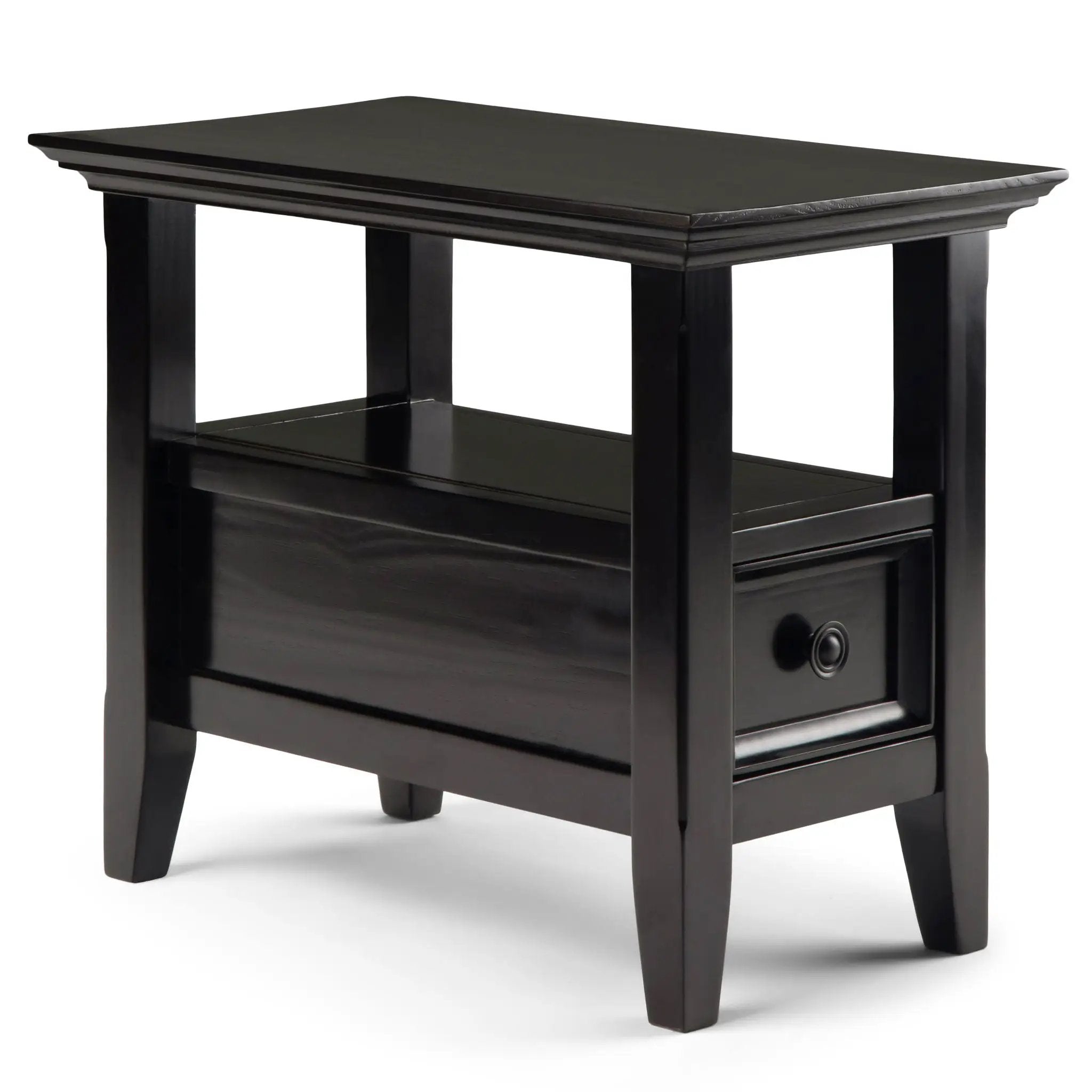 Amherst - Narrow Side Table - Hickory Brown by HouseOfZazla
