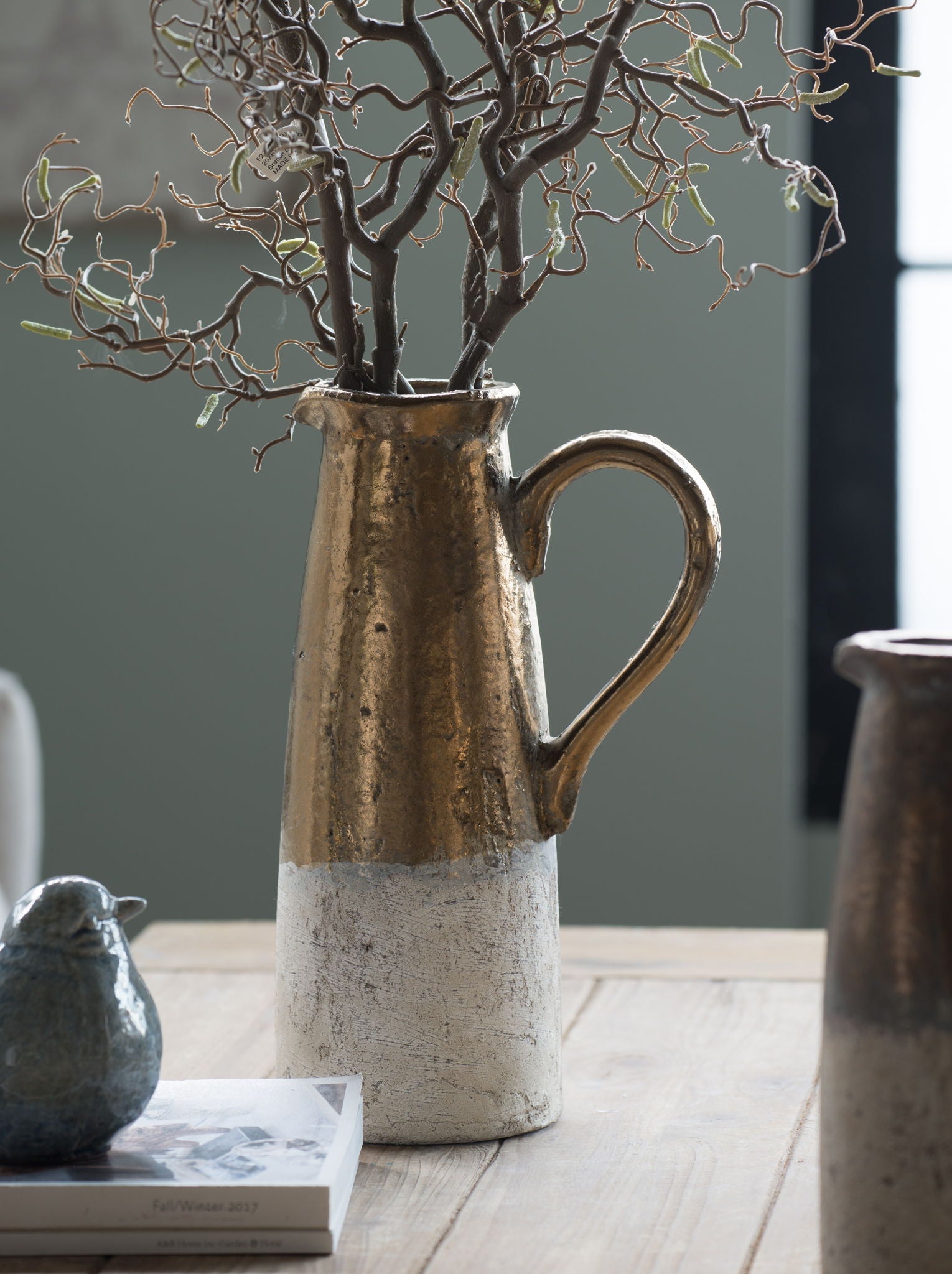 Candia - Terracotta Pitcher by HouseOfZazla