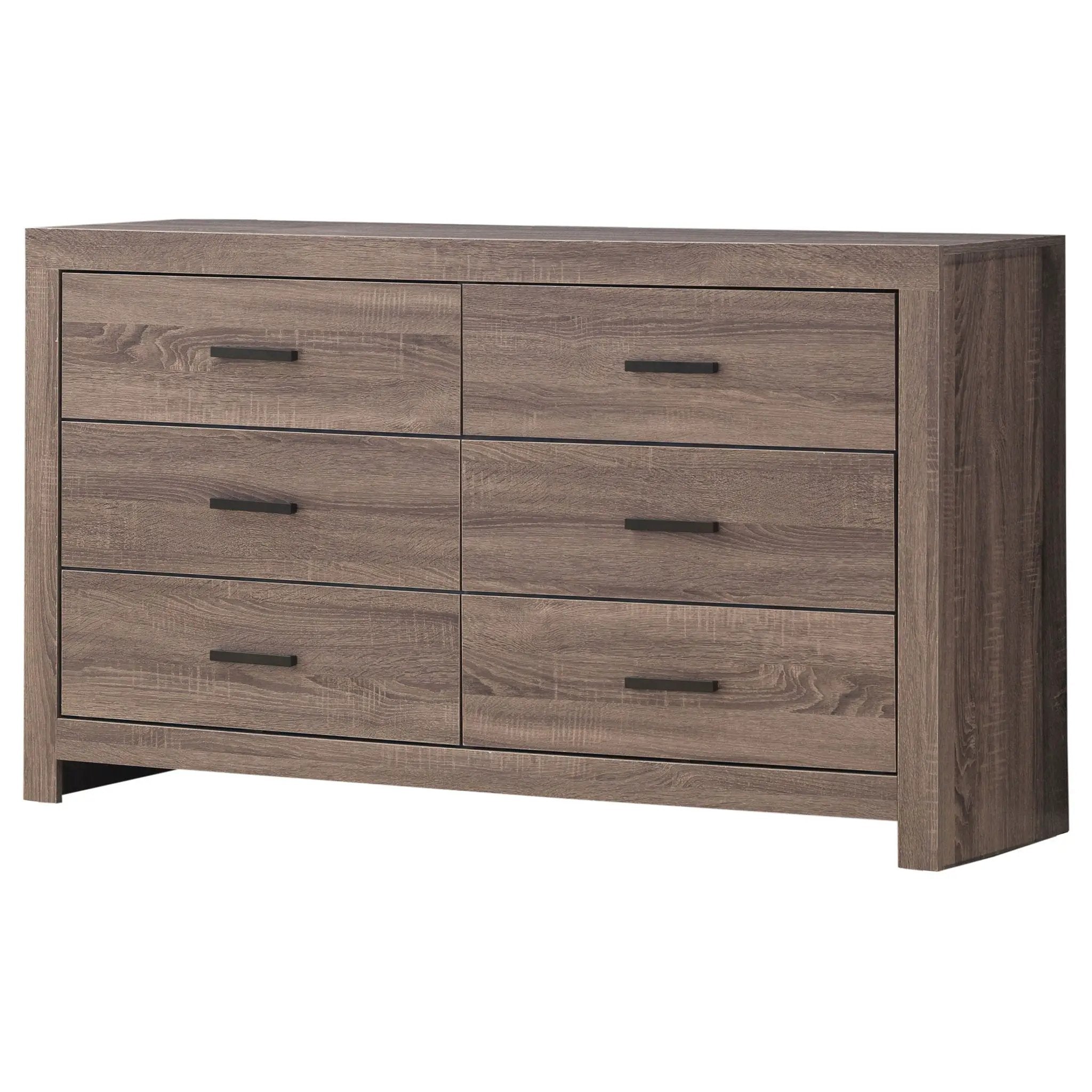 Brantford 6-drawer Dresser Barrel Oak by Unique Piece Furniture