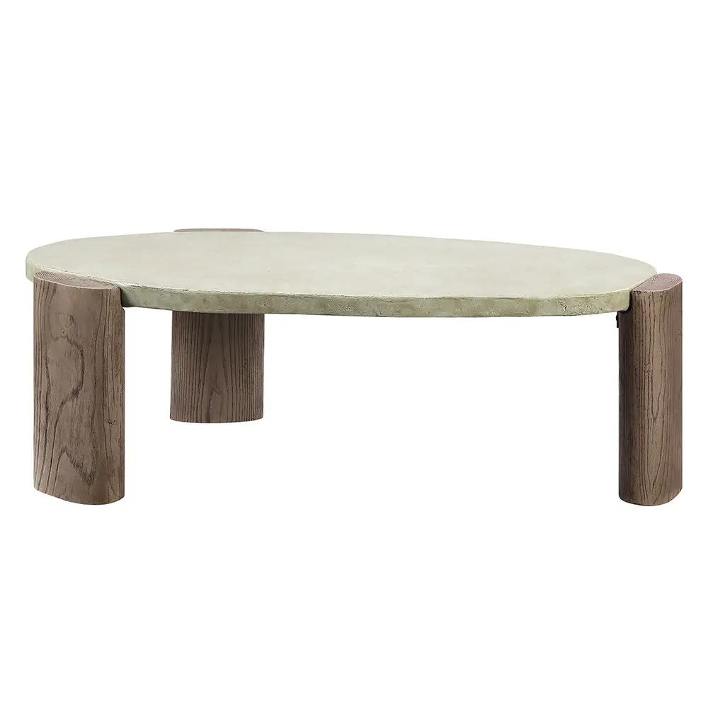 Jacinda - Coffee Table - Weathered Gray & Oak by Unique Piece Furniture