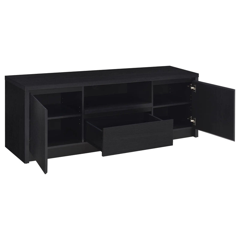 Winfield 3-piece Entertainment Center 60-inch TV Stand Black by Unique Piece Furniture