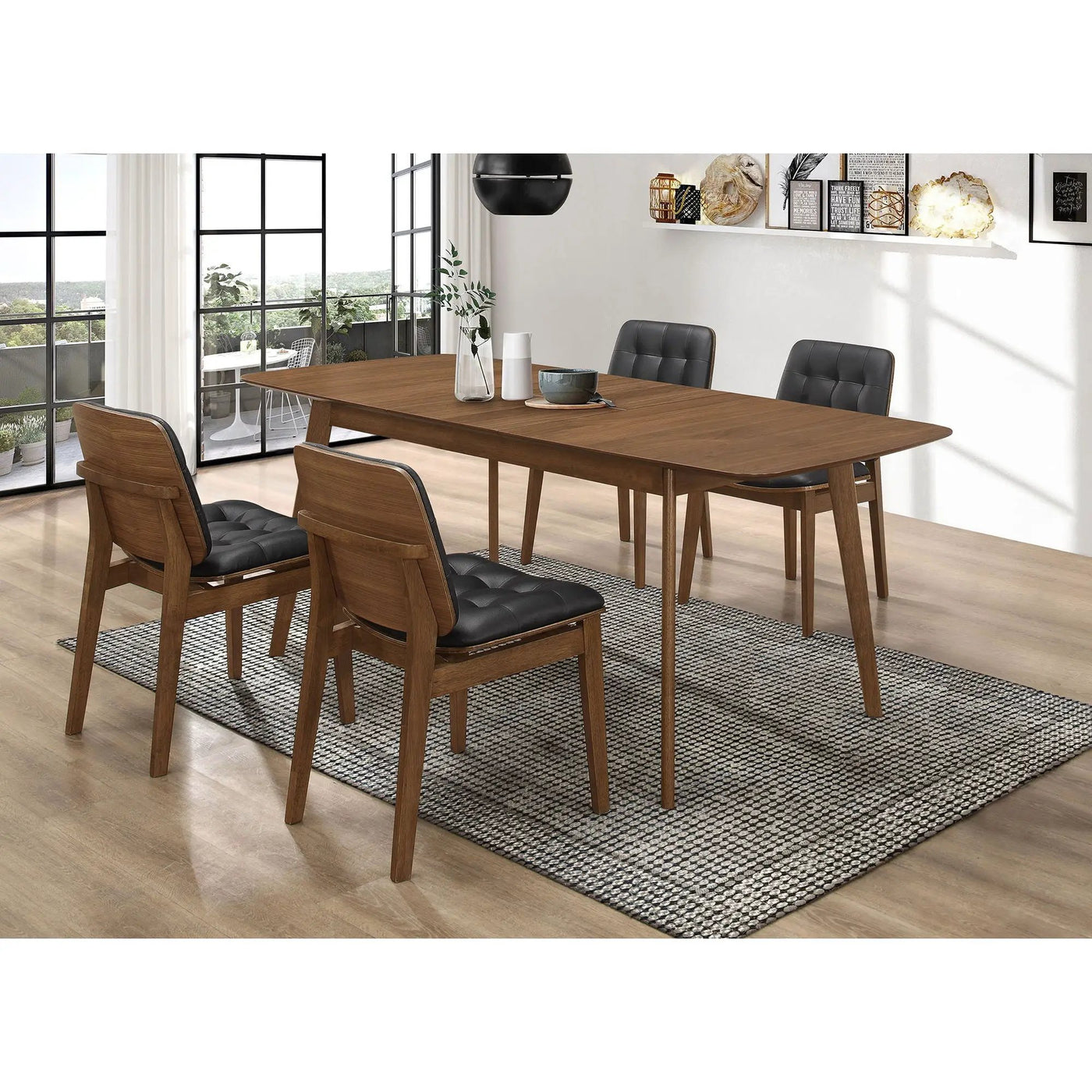 Draper - Rectangular Dining Set With Butterfly Leaf by HouseOfZazla