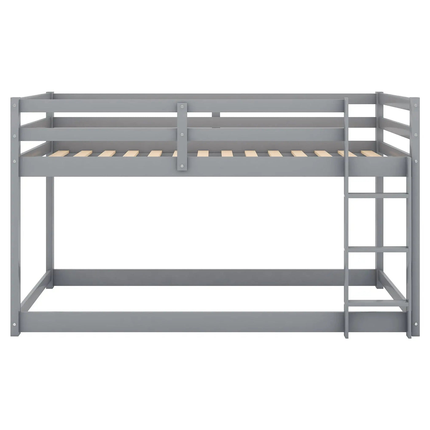 Floor Bunk Bed With Ladder by HouseOfZazla