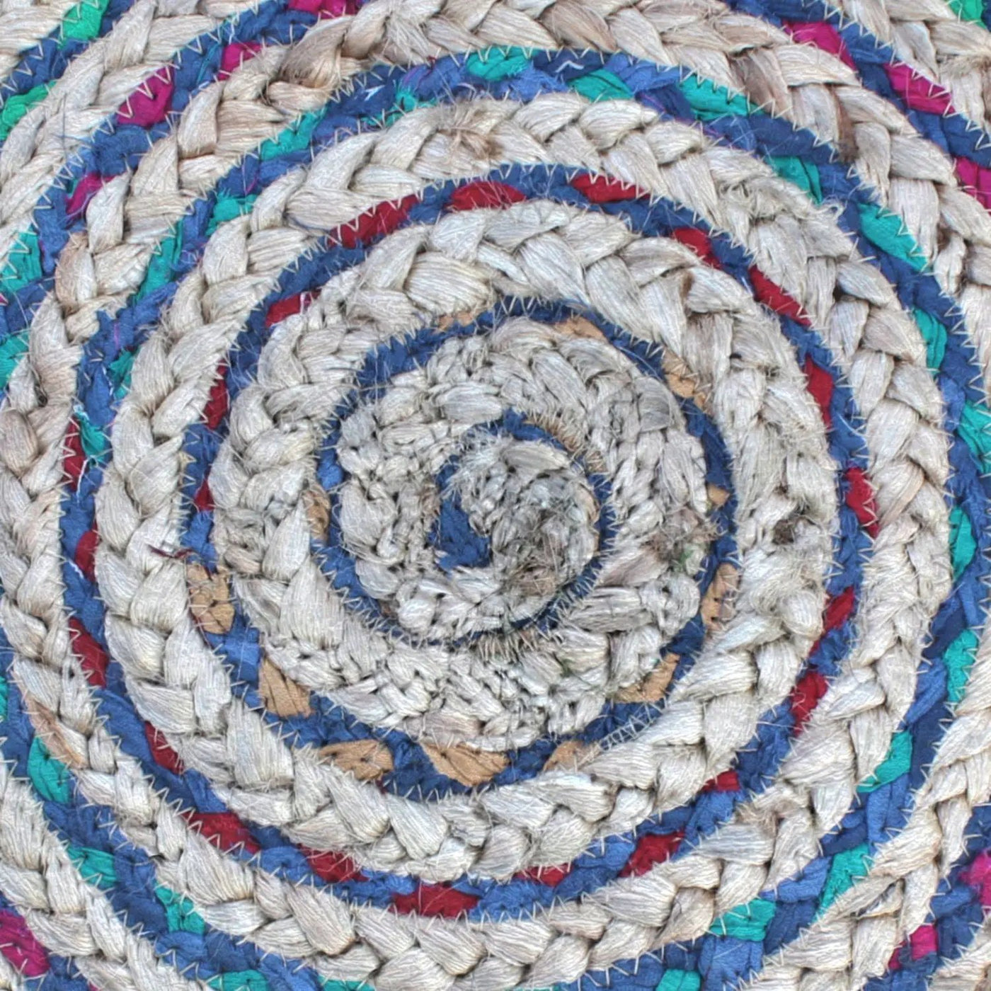 Margo - Handcrafted Round Pouf by HouseOfZazla