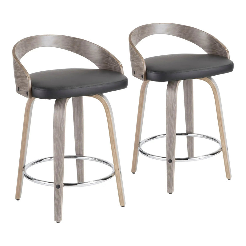 Grotto - Mid-Century Modern Stool (Set of 2) by HouseOfZazla
