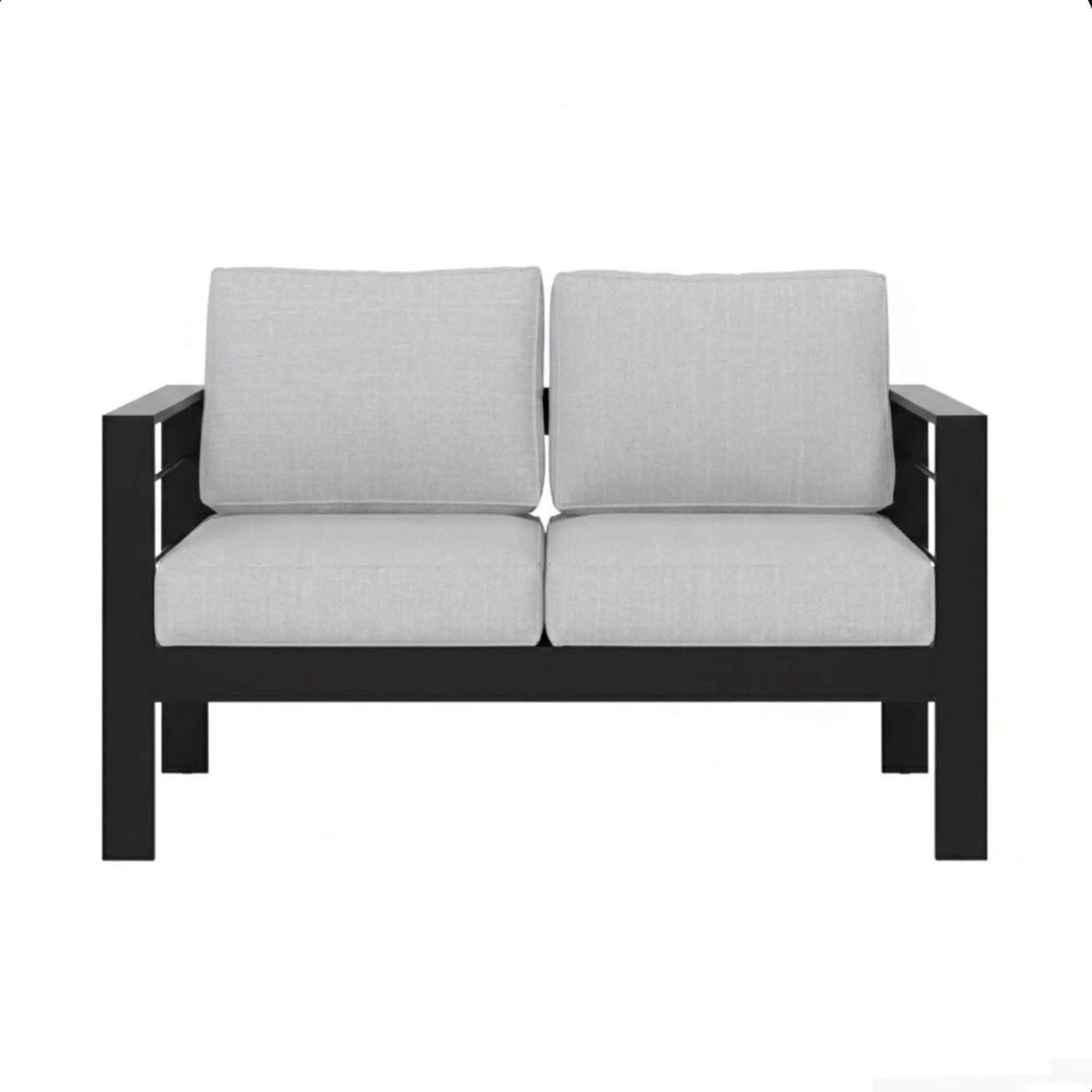 Patio All-Weather Loveseat With Thick Cushions by HouseOfZazla