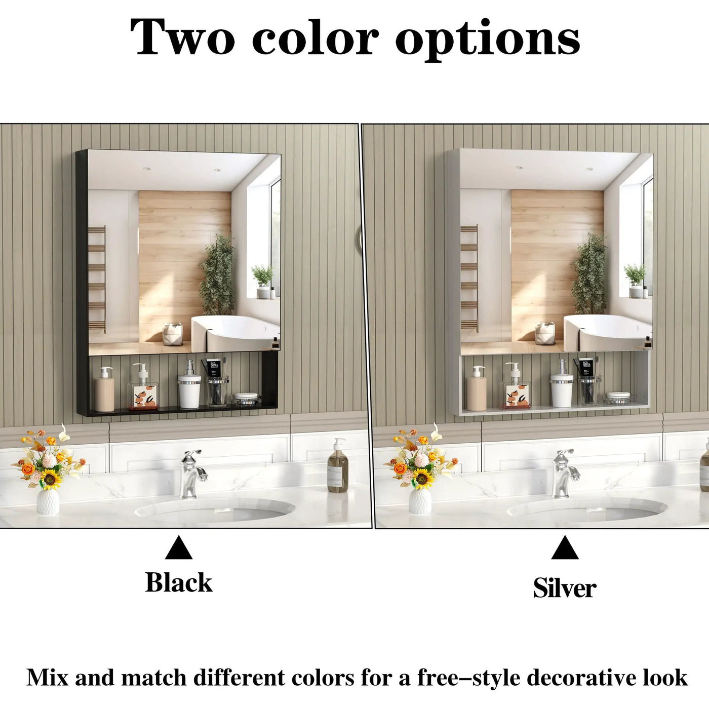 Medicine Cabinet With Mirror For Bathroom by HouseOfZazla