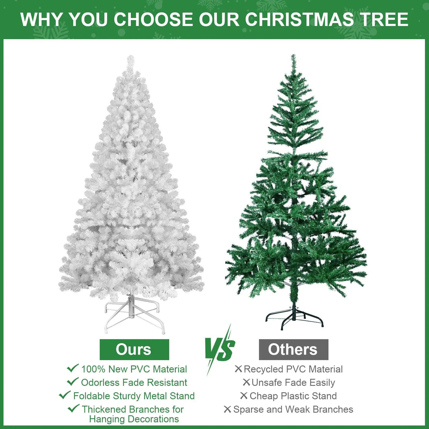 8ft Christmas Tree by HouseOfZazla