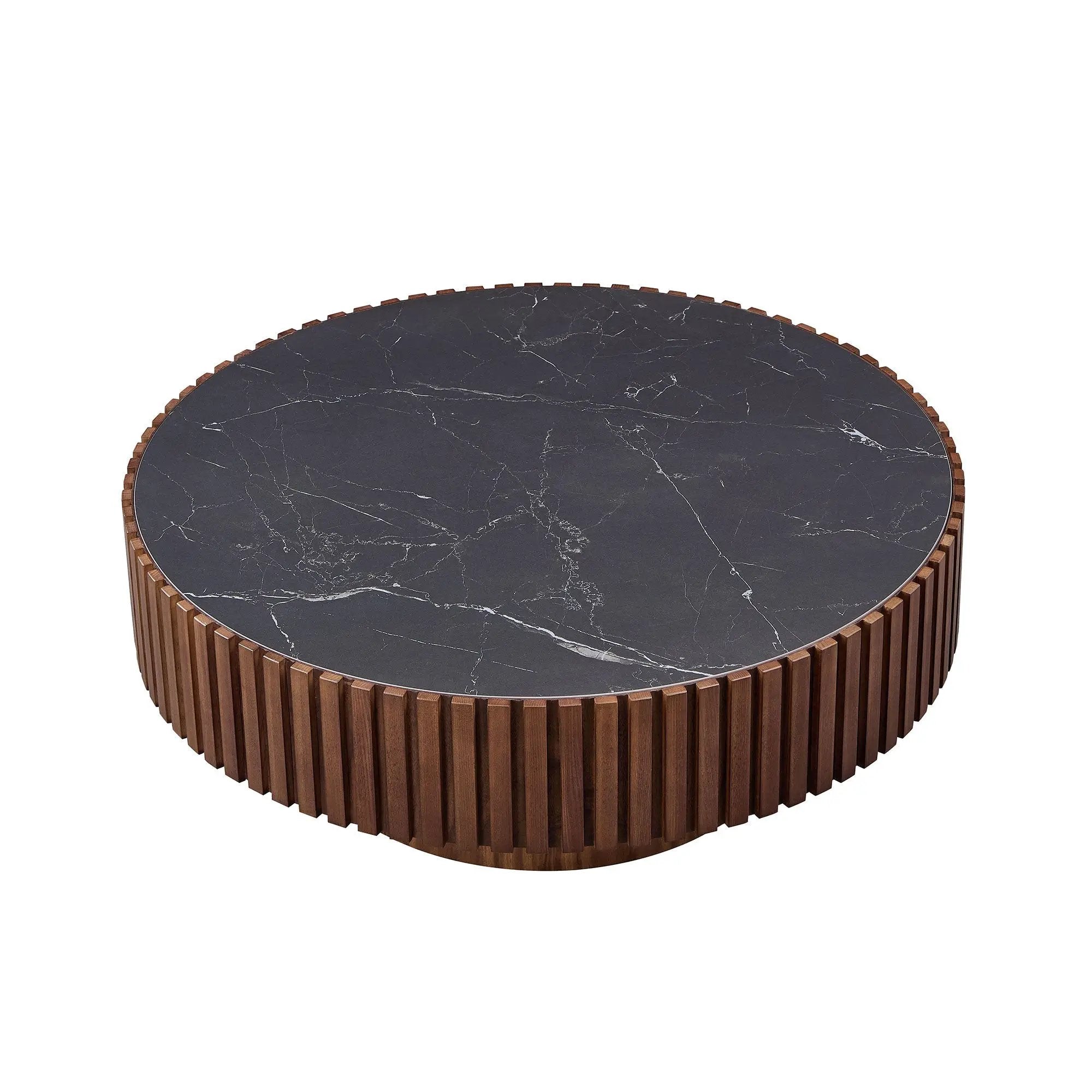 35.43" Nesting Round Sintered Stone Coffee Table by HouseOfZazla