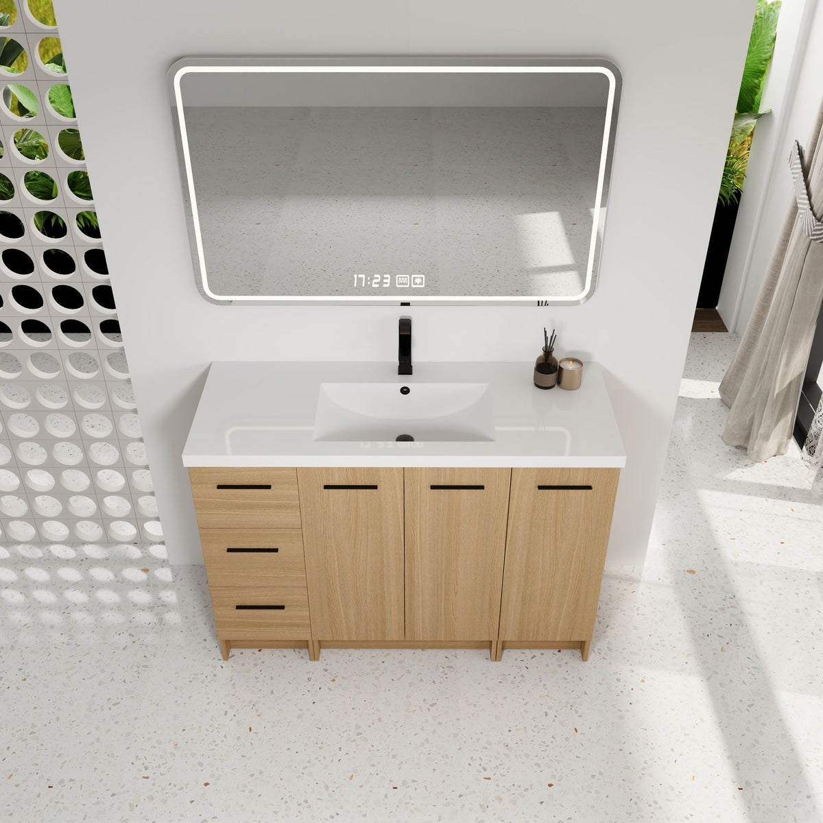 Floating Bathroom Vanity With Sink, Modular Cabinet, photo 7 of 14