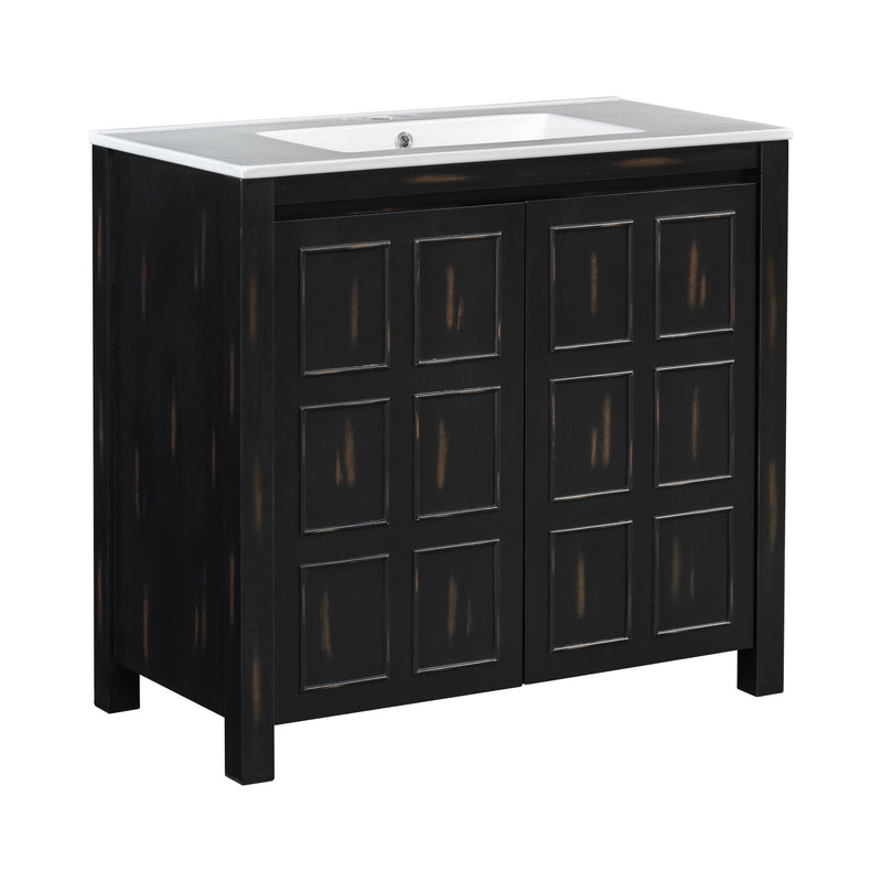 Bathroom Vanity Organizer With Sink, Combo Cabinet Set, Bathroom Storage Cabinet