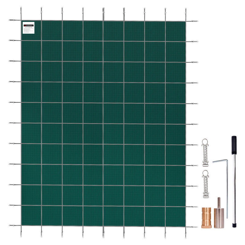 Pool Safety Cover Fits 14x26ft Rectangle Inground Safety Pool Cover by HouseOfZazla