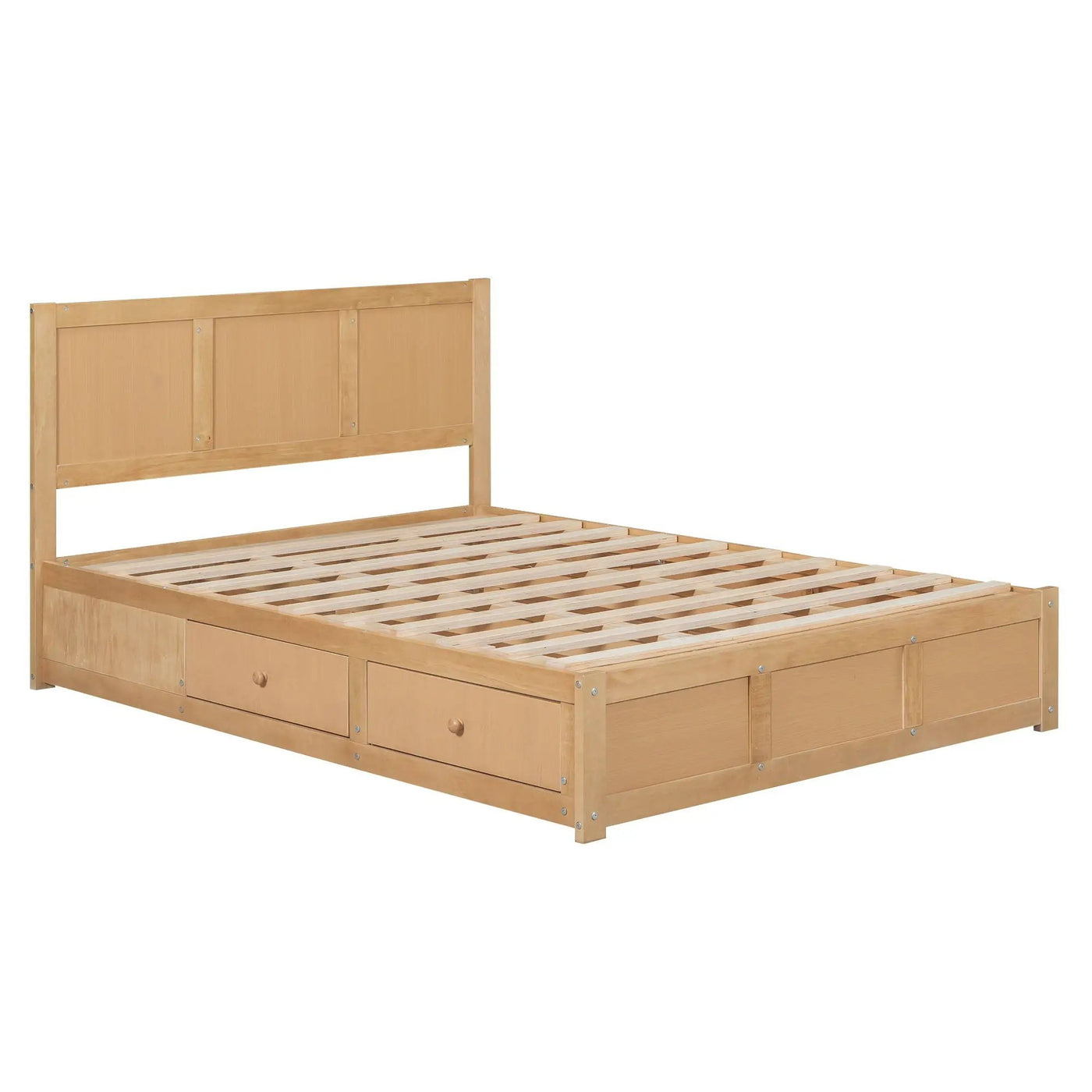 Platform Bed With Underneath Storage And 2 Drawers by HouseOfZazla