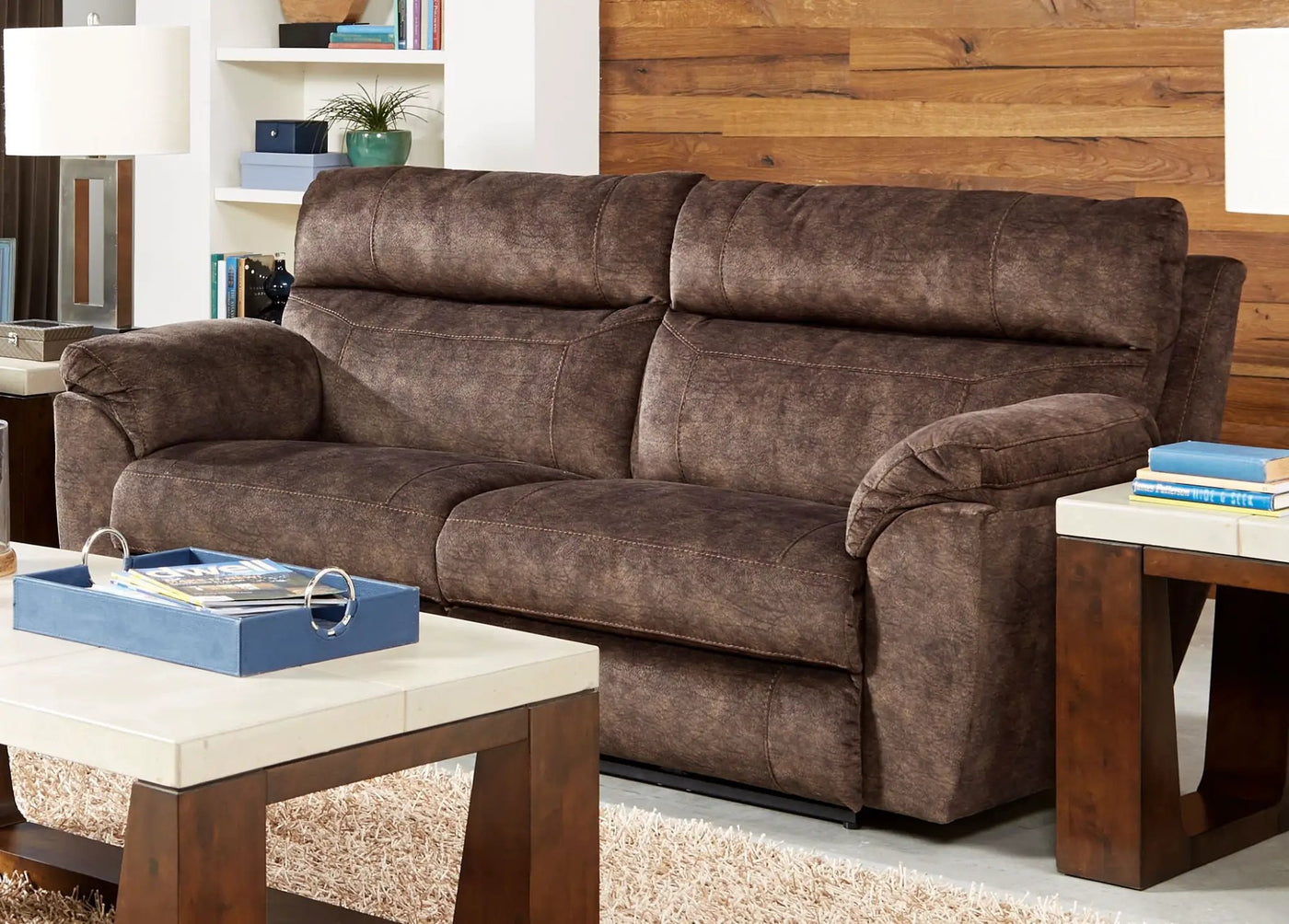 Sedona - Power Headrest Lay Flat Reclining Sofa by Unique Piece Furniture