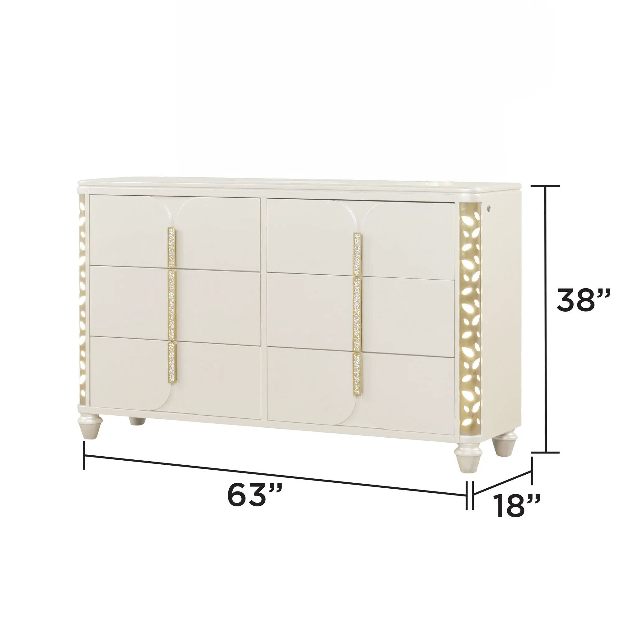 Cinderella - Bedroom Set With LED by HouseOfZazla