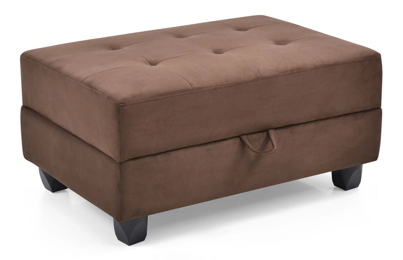 Stylish Storage Contemporary Ottoman by Unique Piece Furniture