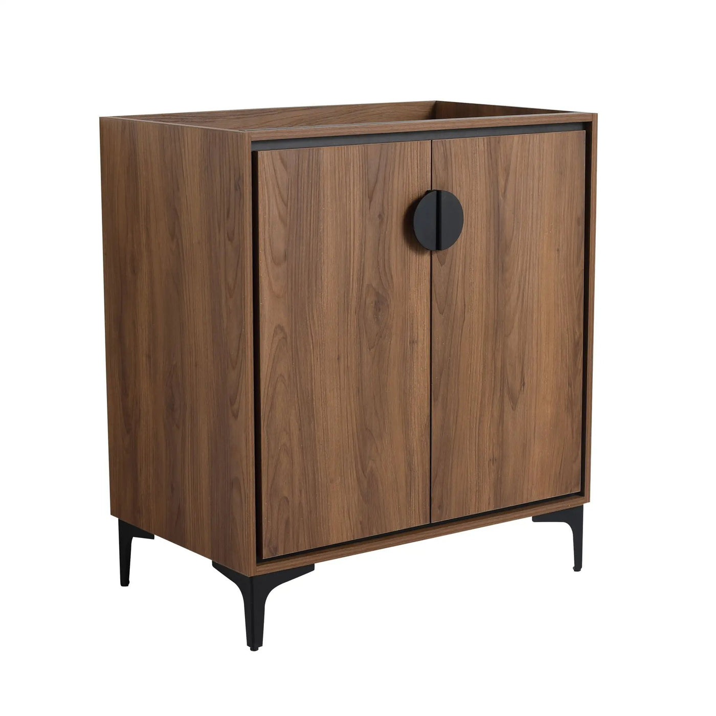 Modern Bathroom Vanity Storage Cabinet With Soft Closing Doors And Engineered Wood Construction by HouseOfZazla