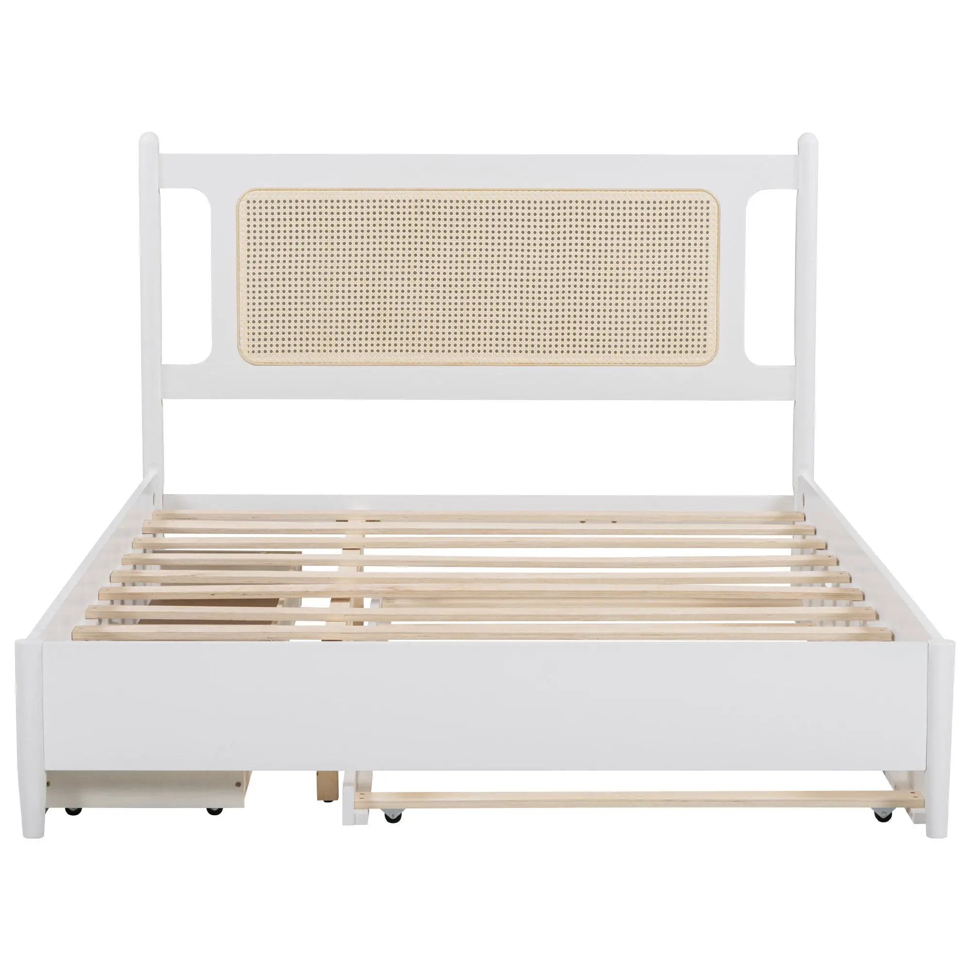 Platform Bed With 2 Big Drawers & Trundle by HouseOfZazla