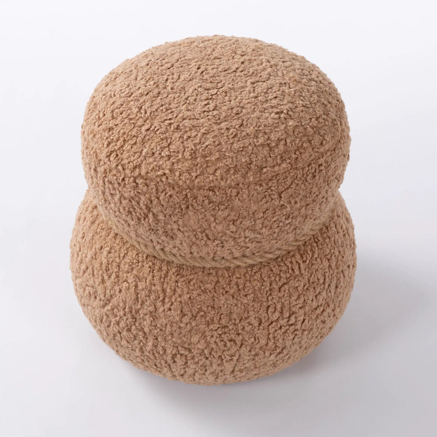 Snowman Stool With Cushion And Solid Wood Frame by HouseOfZazla