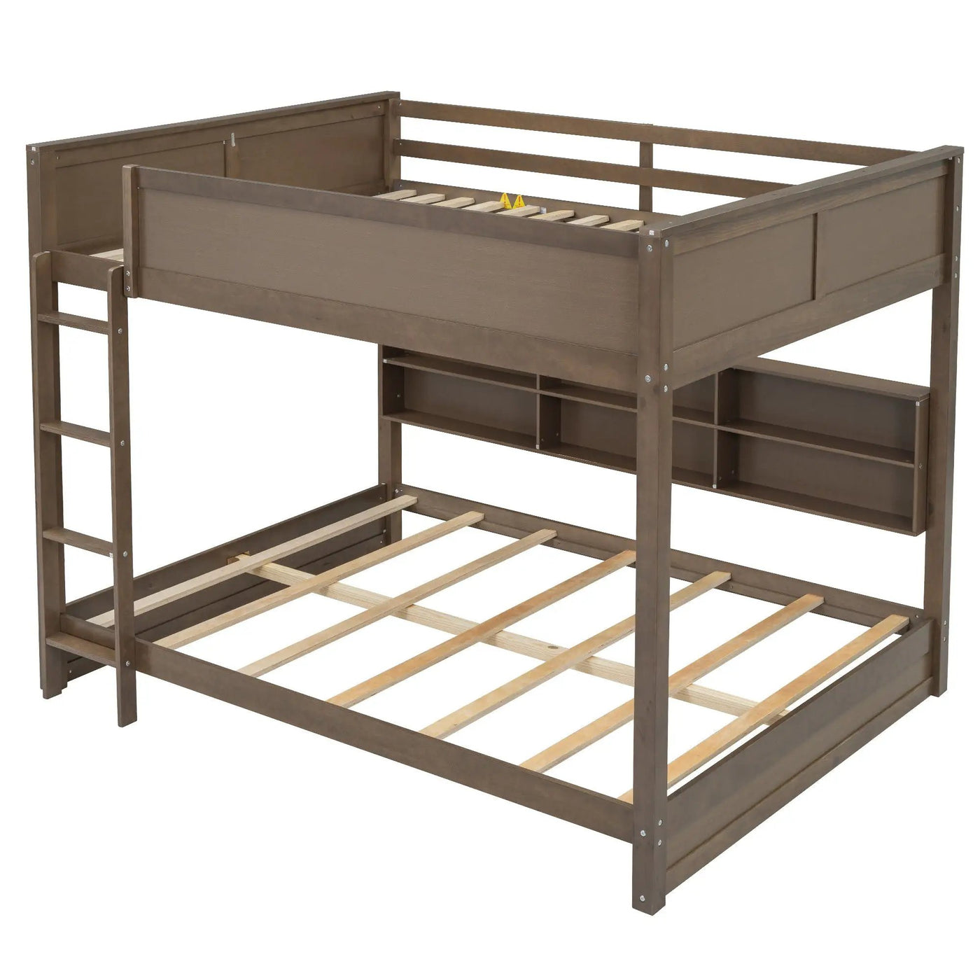 Bunk Bed With Storage Cabinets And USB Ports by HouseOfZazla