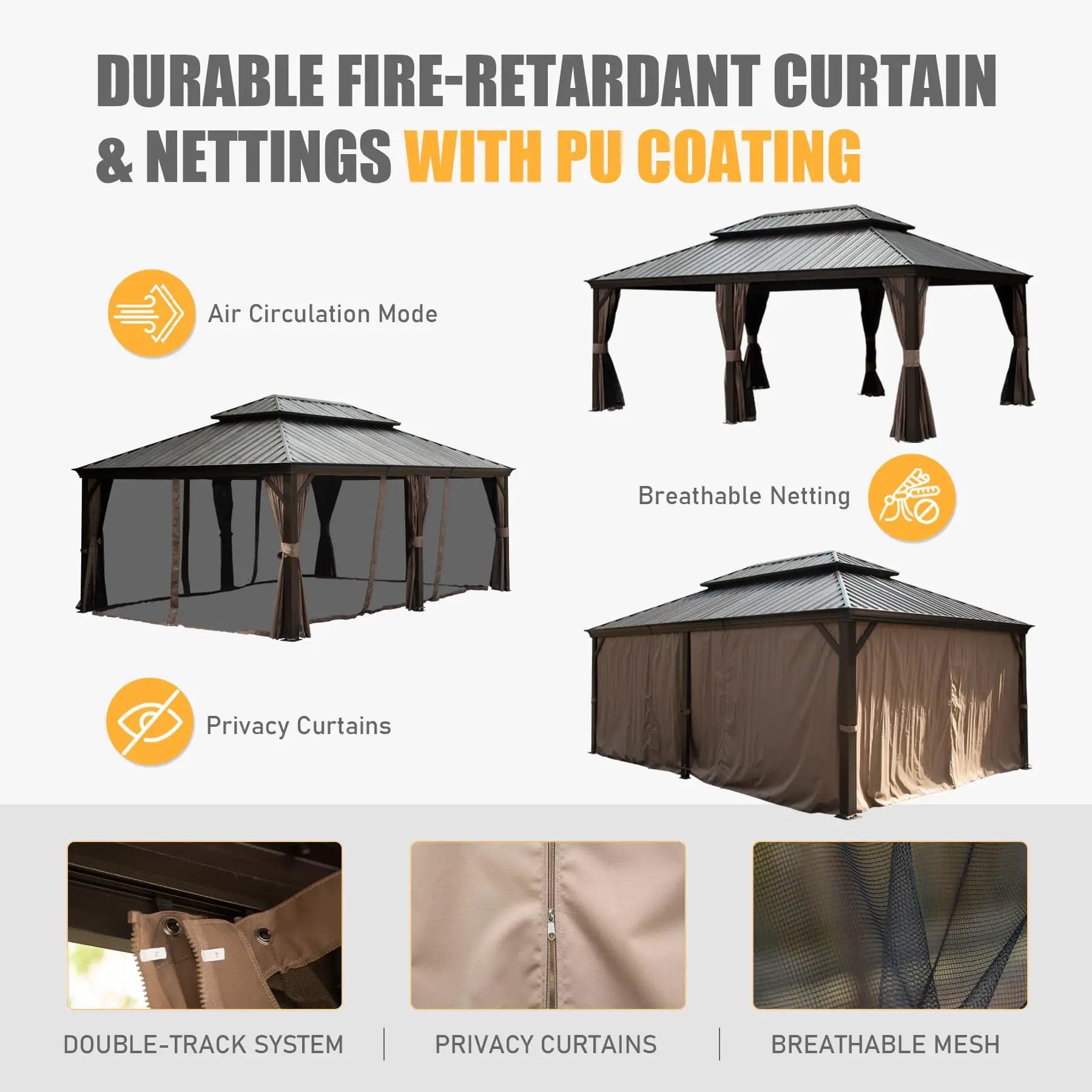 14x20FT Hardtop Gazebo by HouseOfZazla