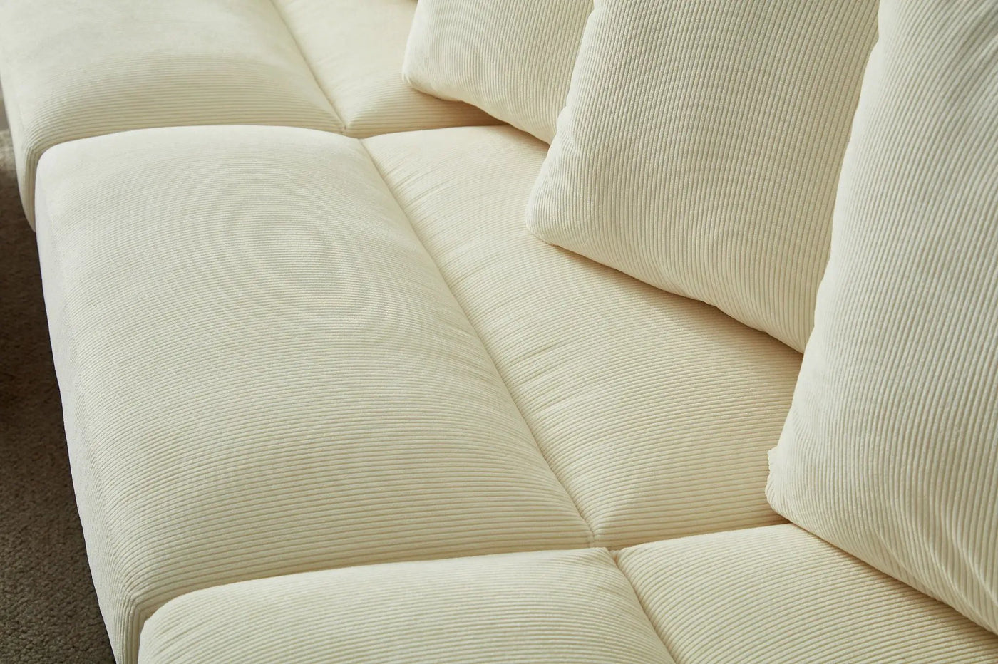5 Seater Oversized Convertible L & U Shaped Couch by HouseOfZazla