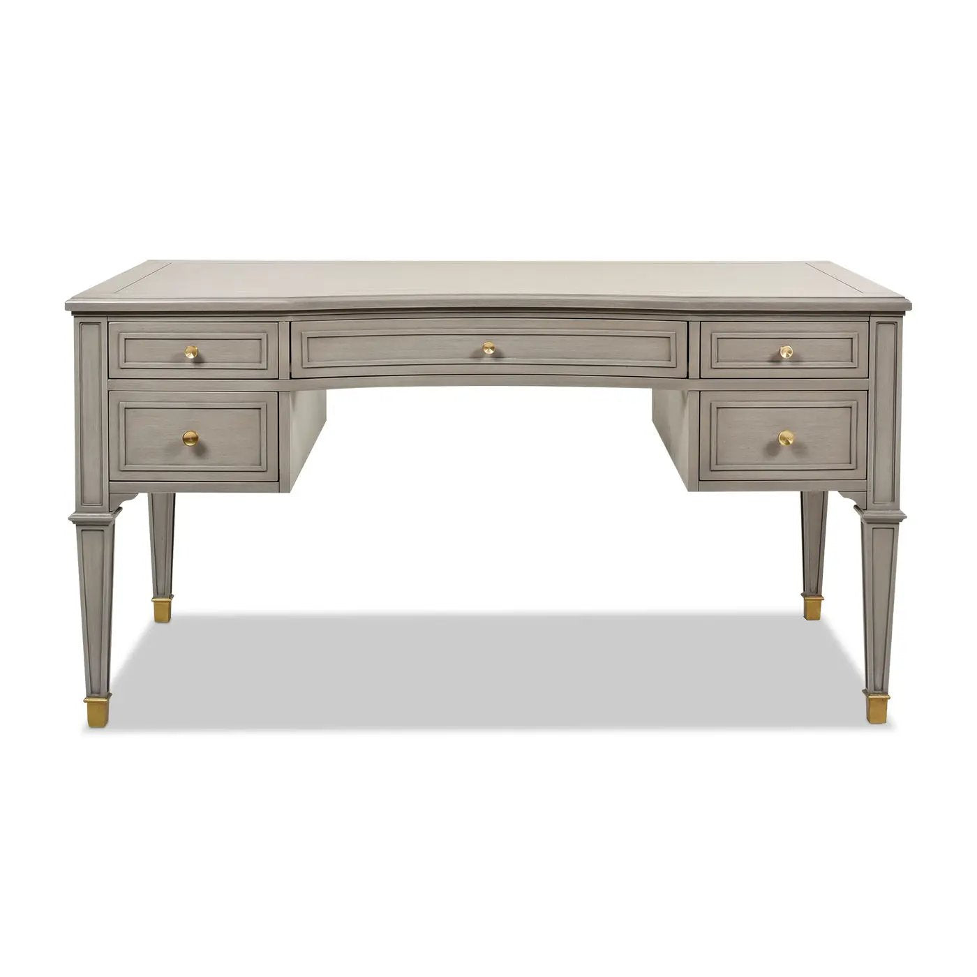 Dauphin - 5 Drawer Executive Desk by HouseOfZazla