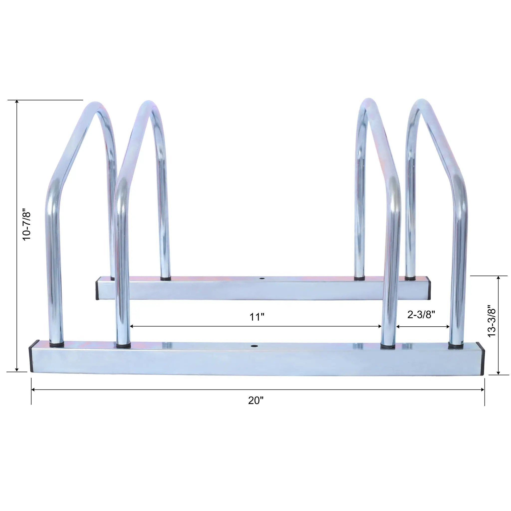 2 Bikes Floor Bike Stand by HouseOfZazla