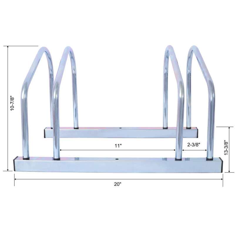 2 Bikes Floor Bike Stand by HouseOfZazla