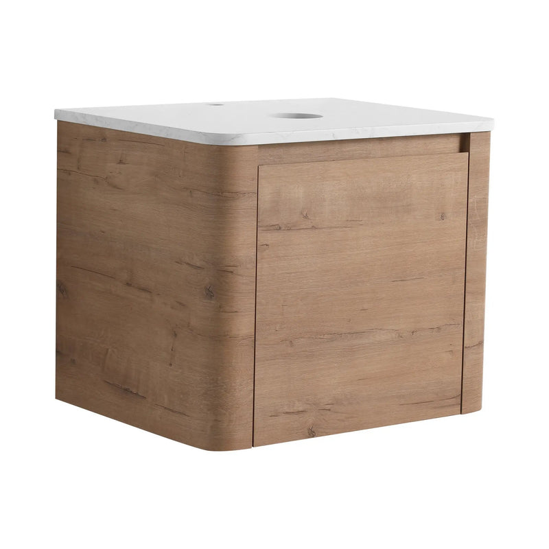 24'' Wall-Mounted Bathroom Vanity with Soft-Close Door by HouseOfZazla